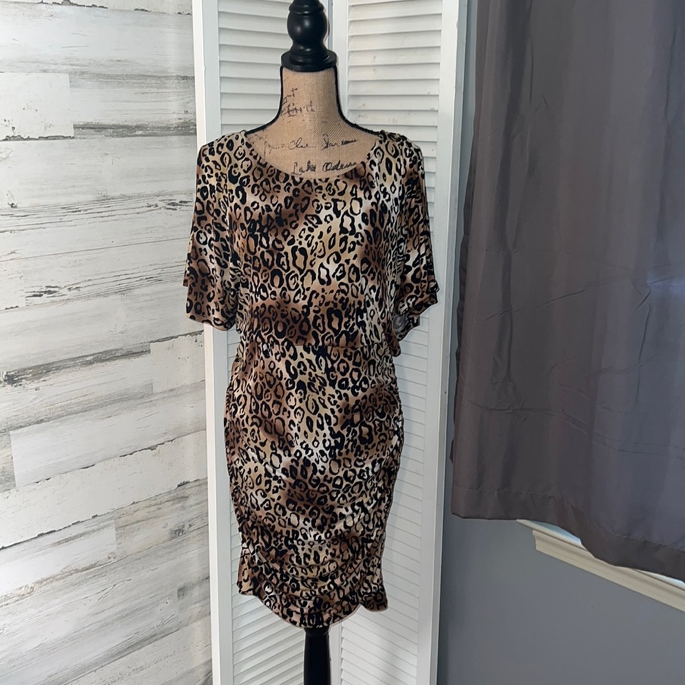 Delusional size Xl leopard dress